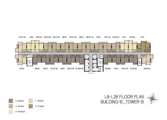 ขายดาวน์คอนโด นิช โมโน รามคำแหง ชั้น 24 วิวดีไม่มีตึกบัง ราคาดีที่สุดในโครงการ เจ้าของขายเอง